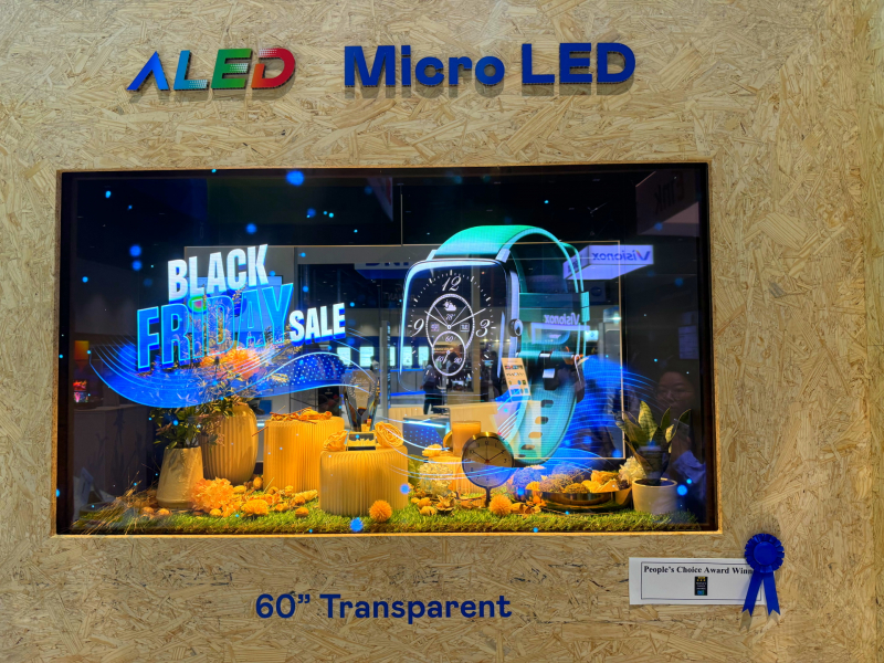 LEYU�پW(w��ng)60����͸����Micro LED�@ʾ���@&rdquo;���Micro LED���g(sh��)��(y��ng)�ê�(ji��ng)&rdquo;����Micro LED���͸����֮�O(sh��)Ӌ(j��)���ԘO�°l(f��)�]���ԿɔU(ku��)չ�ԟo�pƴ�Ӽ��g(sh��)���죬�߂�600 nitsȫ��������������60%��͸�ʼ����^NTSC 110%�ă�(y��u)���Vɫ����F(xi��n)�����������`�(y��ng)���ڸ��N����