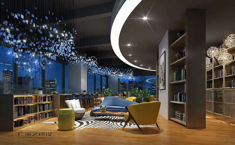 佛山商鋪裝修設(shè)計(jì)案例-佛山書(shū)吧-廣深藝建設(shè)